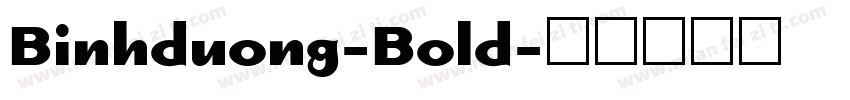 Binhduong-Bold字体转换