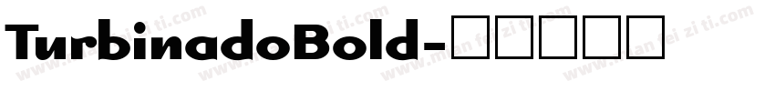 TurbinadoBold字体转换