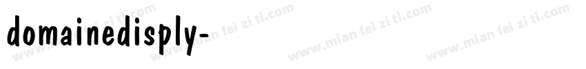domainedisply字体转换