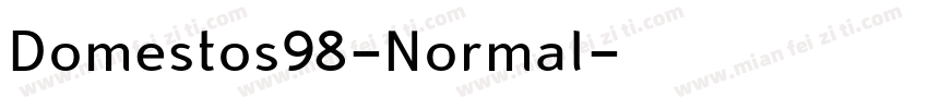 Domestos98-Normal字体转换