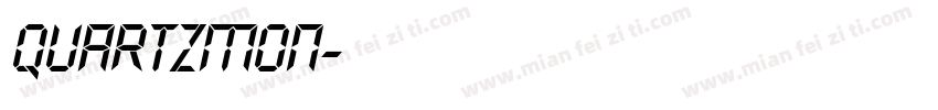 QuartzMon字体转换