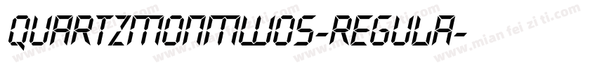 QuartzMonMW05-Regula字体转换