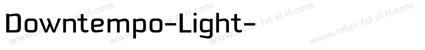 Downtempo-Light字体转换
