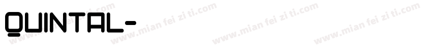 Quintal字体转换