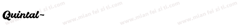 Quintal字体转换