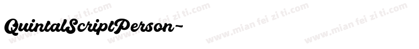 QuintalScriptPerson字体转换