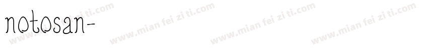 notosan字体转换