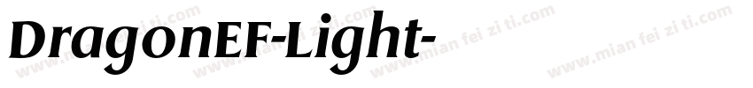 DragonEF-Light字体转换