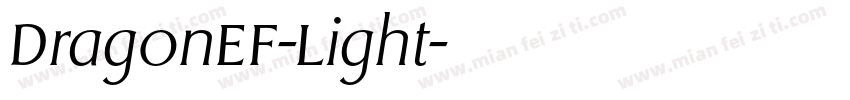 DragonEF-Light字体转换