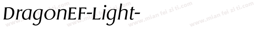 DragonEF-Light字体转换