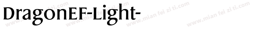 DragonEF-Light字体转换