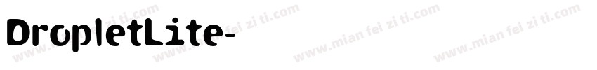 DropletLite字体转换