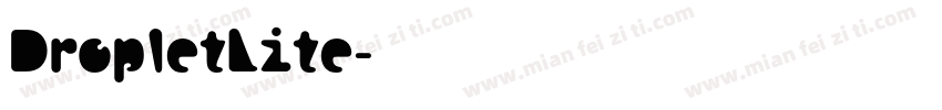 DropletLite字体转换