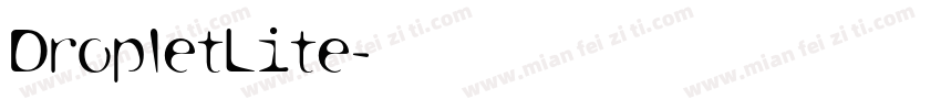 DropletLite字体转换
