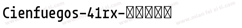Cienfuegos-41rx字体转换