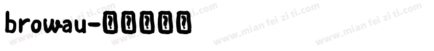 browau字体转换