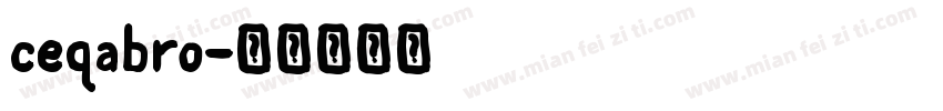ceqabro字体转换