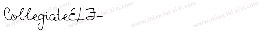 CollegiateELF字体转换