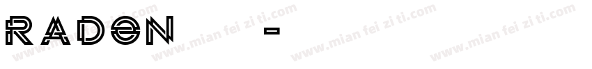 Radon字体下载字体转换