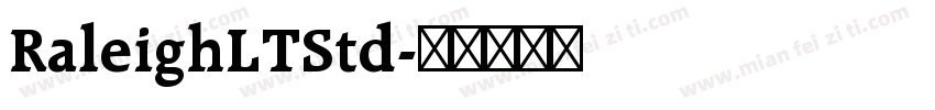 RaleighLTStd字体转换