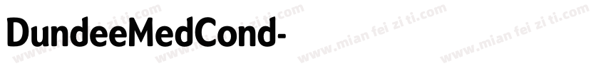DundeeMedCond字体转换