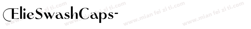ElieSwashCaps字体转换