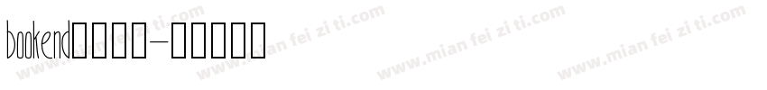 bookend字体下载字体转换