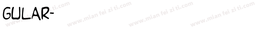 gular字体转换