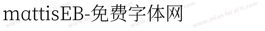 mαttisEB字体转换