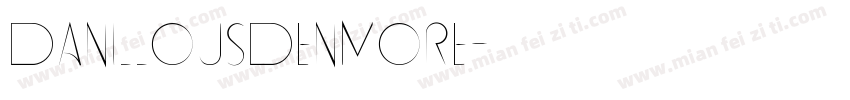 DanillousDenmoRe字体转换