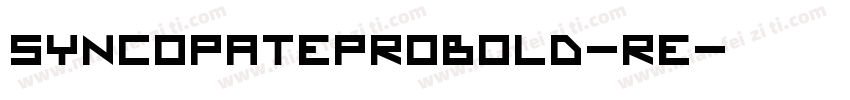SyncopateProBold-Re字体转换