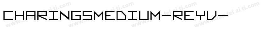 CharingsMedium-ReYv字体转换