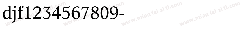 djf1234567809字体转换