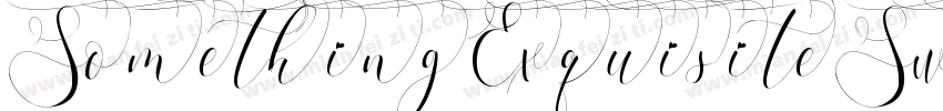 SomethingExquisiteSwash1字体转换