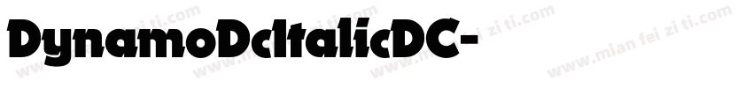 DynamoDcItalicDC字体转换