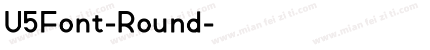 U5Font-Round字体转换