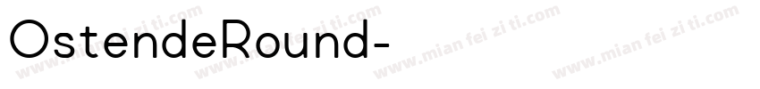 OstendeRound字体转换