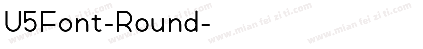 U5Font-Round字体转换