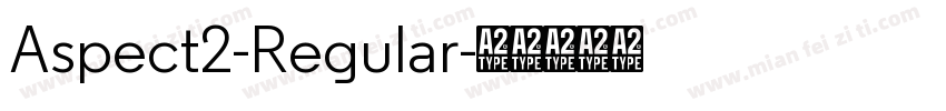 Aspect2-Regular字体转换