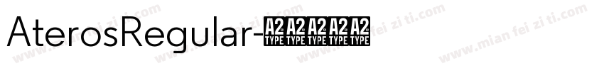 AterosRegular字体转换