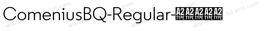 ComeniusBQ-Regular字体转换