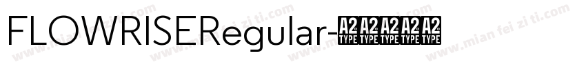 FLOWRISERegular字体转换