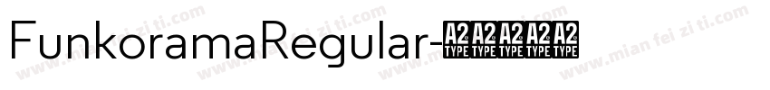 FunkoramaRegular字体转换