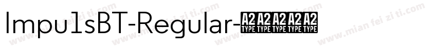 Impu1sBT-Regular字体转换