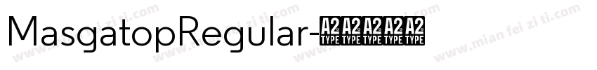 MasgatopRegular字体转换