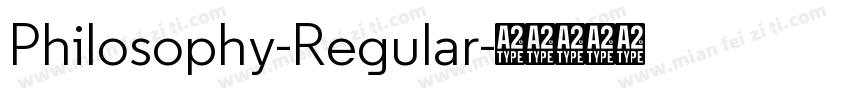 Philosophy-Regular字体转换
