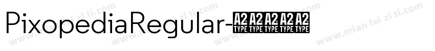 PixopediaRegular字体转换