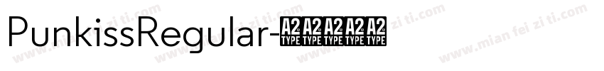 PunkissRegular字体转换