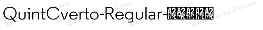 QuintCverto-Regular字体转换