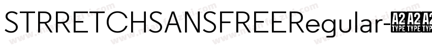STRRETCHSANSFREERegular字体转换